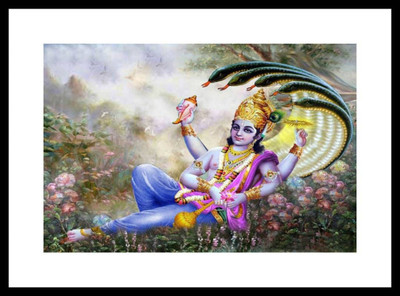 

Aabhaas Vishnu Wall Poster Fine Art Print(12 inch X 18 inch, Rolled)