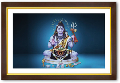 

Aabhaas Shiva Wall Poster Fine Art Print(12 inch X 18 inch, Rolled)