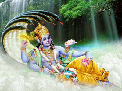 

Aabhaas Vishnu Wall Poster Fine Art Print(12 inch X 18 inch, Rolled)