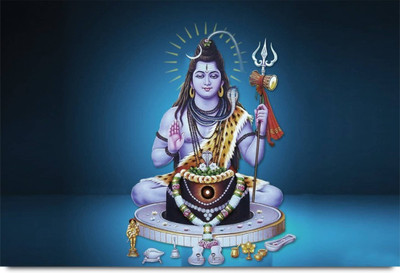 

Aabhaas Shiva Wall Poster Fine Art Print(12 inch X 18 inch, Rolled)
