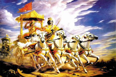 

Aabhaas Krishna Wall Poster Fine Art Print(12 inch X 18 inch, Rolled)