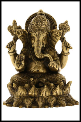 

Aabhaas Ganesha Wall Poster Fine Art Print(12 inch X 18 inch, Rolled)