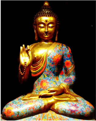 

Aabhaas Buddha Wall Poster Fine Art Print(12 inch X 18 inch, Rolled)