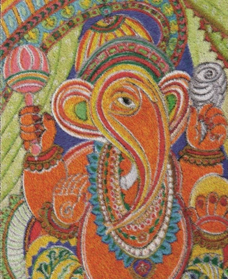 

Aabhaas Ganesha Wall Poster Fine Art Print(12 inch X 18 inch, Rolled)