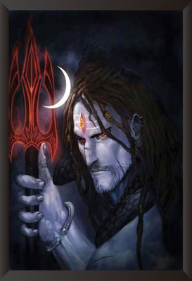 

Aabhaas Shiva Wall Poster Fine Art Print(12 inch X 18 inch, Rolled)