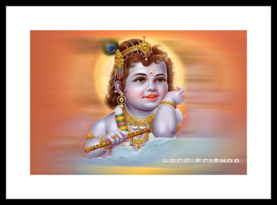 

Aabhaas Krishna Wall Poster Fine Art Print(12 inch X 18 inch, Rolled)