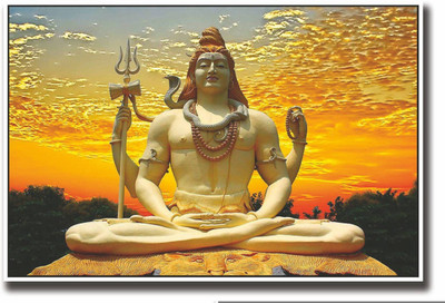 

Aabhaas Shiva Wall Poster Fine Art Print(12 inch X 18 inch, Rolled)