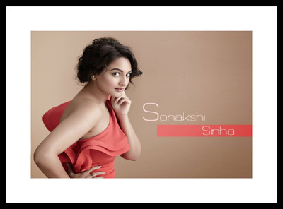 

Aabhaas Sonakshi Sinha Wall Poster Fine Art Print(12 inch X 18 inch, Rolled)