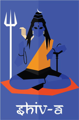 

Aabhaas Shiva Wall Poster Fine Art Print(12 inch X 18 inch, Rolled)