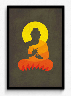 

Aabhaas Buddha Wall Poster Fine Art Print(12 inch X 18 inch, Rolled)