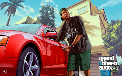 

Akhuratha GTA - Grand Theft Auto Fine Quality Wall Poster Paper Print(12 inch X 18 inch, Rolled)