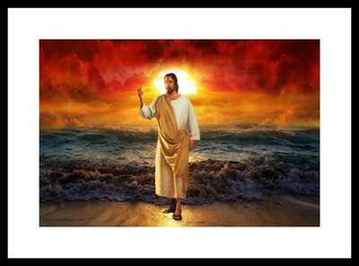 

Aabhaas Jesus Christ Wall Poster Fine Art Print(12 inch X 18 inch, Rolled)