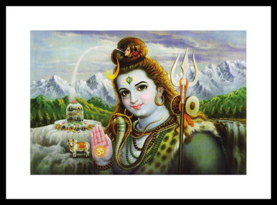 

Aabhaas Shiva Wall Poster Fine Art Print(12 inch X 18 inch, Rolled)
