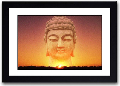 

Aabhaas Buddha Wall Poster Fine Art Print(12 inch X 18 inch, Rolled)