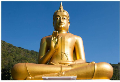 

Aabhaas Buddha Wall Poster Fine Art Print(12 inch X 18 inch, Rolled)
