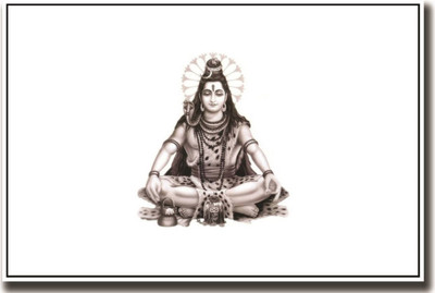 

Aabhaas Shiva Wall Poster Fine Art Print(12 inch X 18 inch, Rolled)