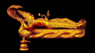 

Aabhaas Vishnu Wall Poster Fine Art Print(12 inch X 18 inch, Rolled)