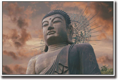 

Aabhaas Buddha Wall Poster Fine Art Print(12 inch X 18 inch, Rolled)