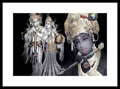 

Aabhaas Krishna Wall Poster Fine Art Print(12 inch X 18 inch, Rolled)