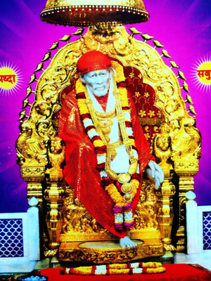 

Aabhaas Sai Baba Wall Poster Fine Art Print(12 inch X 18 inch, Rolled)