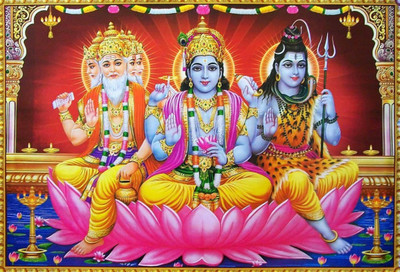 

Aabhaas Vishnu Wall Poster Fine Art Print(12 inch X 18 inch, Rolled)