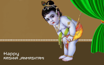 

Aabhaas Krishna Wall Poster Fine Art Print(12 inch X 18 inch, Rolled)
