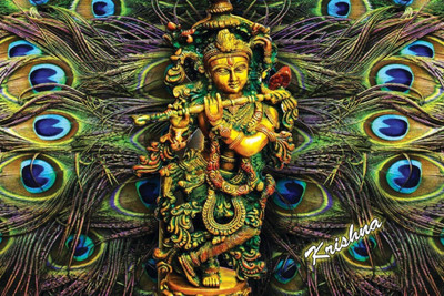 

Aabhaas Krishna Wall Poster Fine Art Print(12 inch X 18 inch, Rolled)