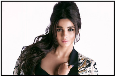 

Aabhaas Alia Bhatt Wall Poster Fine Art Print(12 inch X 18 inch, Rolled)