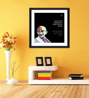 

Aabhaas Mahatma Gandhi Wall Poster Fine Art Print(12 inch X 18 inch, Rolled)