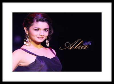 

Aabhaas Alia Bhatt Wall Poster Fine Art Print(12 inch X 18 inch, Rolled)