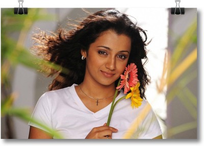 

Aabhaas Trisha Krishnan Wall Poster Fine Art Print(12 inch X 18 inch, Rolled)