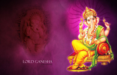 

Aabhaas Ganesha Wall Poster Fine Art Print(12 inch X 18 inch, Rolled)