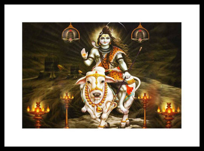 

Aabhaas Shiva Wall Poster Fine Art Print(12 inch X 18 inch, Rolled)