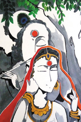

Aabhaas Krishna Wall Poster Fine Art Print(12 inch X 18 inch, Rolled)