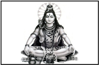 

Aabhaas Shiva Wall Poster Fine Art Print(12 inch X 18 inch, Rolled)