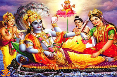 

Aabhaas Vishnu Wall Poster Fine Art Print(12 inch X 18 inch, Rolled)