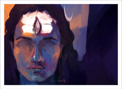 

Aabhaas Shiva Wall Poster Fine Art Print(12 inch X 18 inch, Rolled)