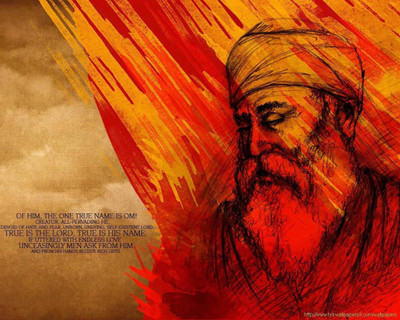 

Aabhaas Guru Nanak Wall Poster Fine Art Print(12 inch X 18 inch, Rolled)