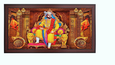 

Aabhaas Shivaji Wall Poster Fine Art Print(12 inch X 18 inch, Rolled)
