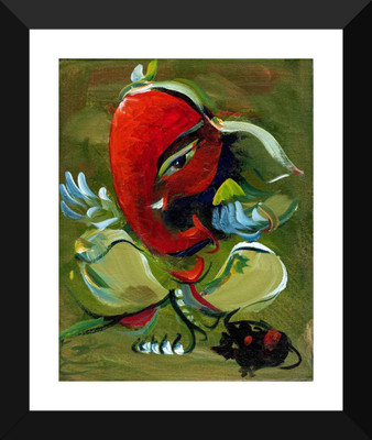 

Aabhaas Ganesha Wall Poster Fine Art Print(12 inch X 18 inch, Rolled)