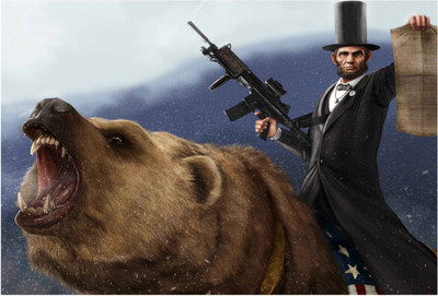

Aabhaas Abraham Lincoln Wall Poster Fine Art Print(12 inch X 18 inch, Rolled)