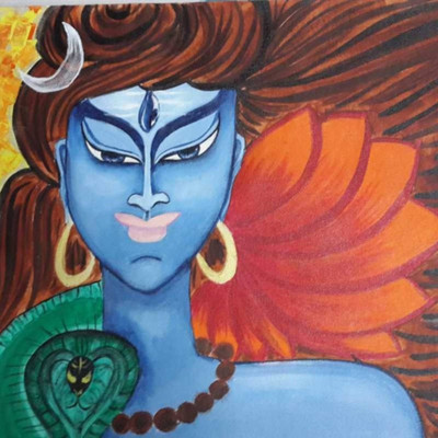 

Aabhaas Shiva Wall Poster Fine Art Print(12 inch X 18 inch, Rolled)