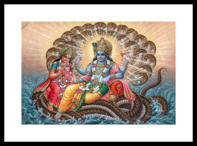 

Aabhaas Vishnu Wall Poster Fine Art Print(12 inch X 18 inch, Rolled)