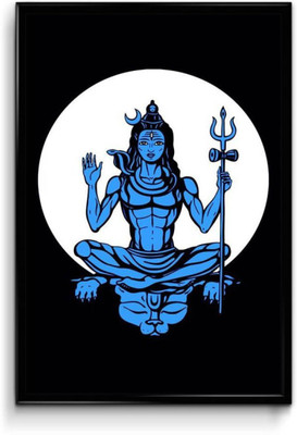 

Aabhaas Shiva Wall Poster Fine Art Print(12 inch X 18 inch, Rolled)