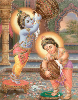 

Aabhaas Krishna Wall Poster Fine Art Print(12 inch X 18 inch, Rolled)