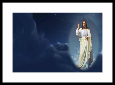 

Aabhaas Jesus Christ Wall Poster Fine Art Print(12 inch X 18 inch, Rolled)