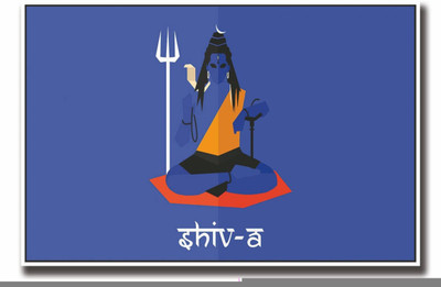 

Aabhaas Shiva Wall Poster Fine Art Print(12 inch X 18 inch, Rolled)