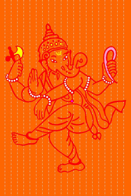 

Aabhaas Ganesha Wall Poster Fine Art Print(12 inch X 18 inch, Rolled)