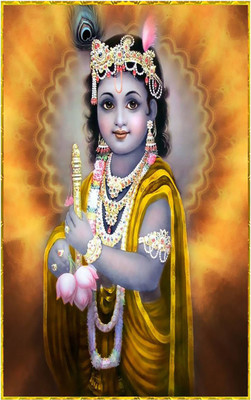 

Aabhaas Krishna Wall Poster Fine Art Print(12 inch X 18 inch, Rolled)
