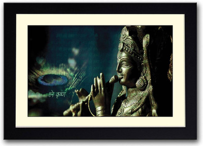 Aabhaas Krishna Wall Poster Fine Art Print(12 inch X 18 inch, Rolled)